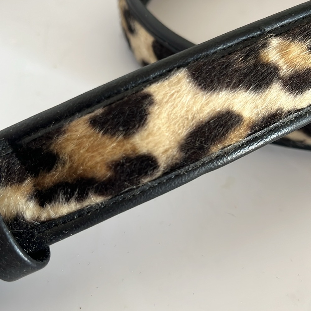 Vintage Leopard Print Women's Belt Small - Picture 3 of 3